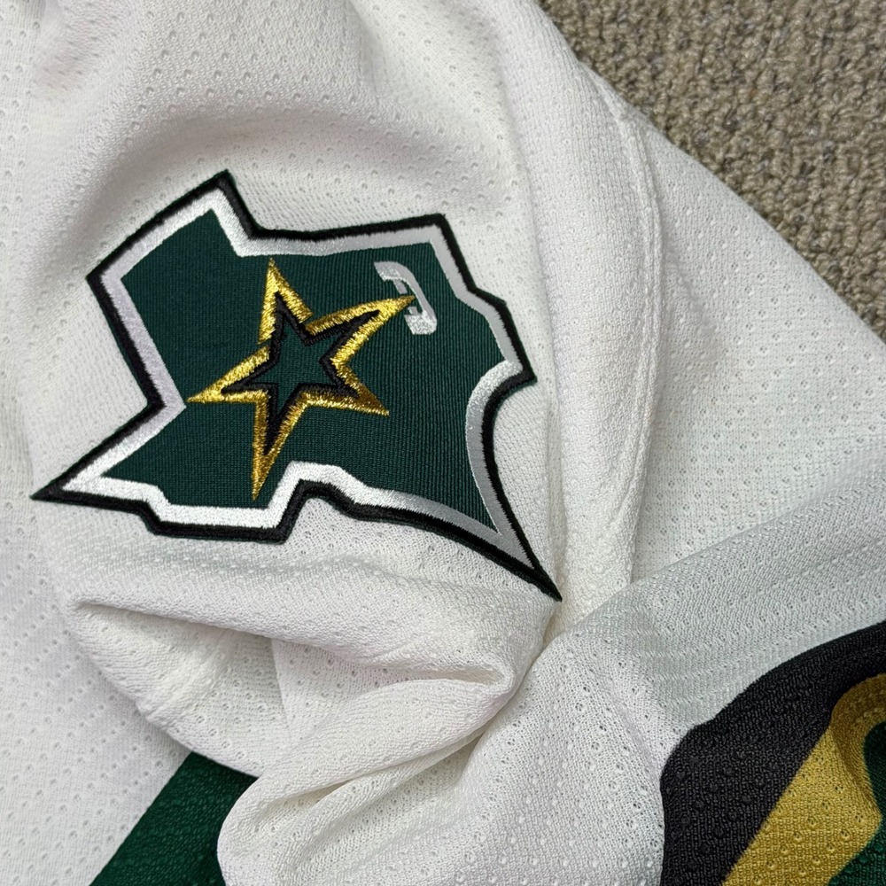 Vintage 90s CCM Dallas Stars NHL Air Knit Away Hockey Jersey Mens XXL Canada - Picture 4 of 10